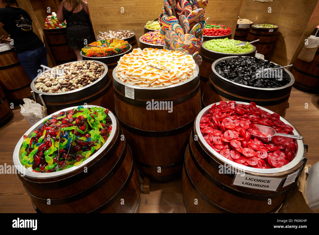 Captain Candy shop Dubrovnik Croatia Stock Photo