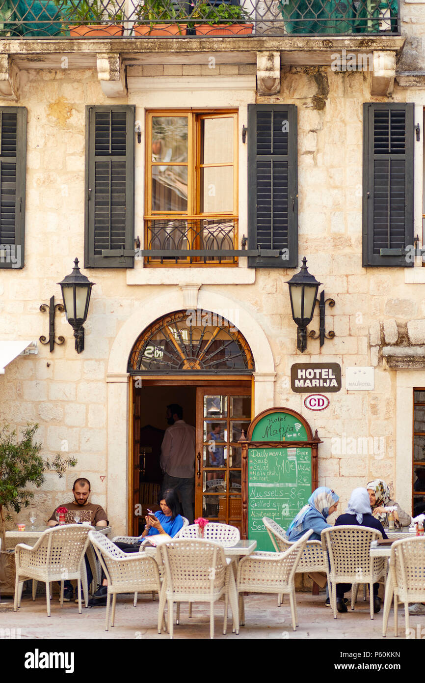 Kotor Old town Montenegro Stock Photo