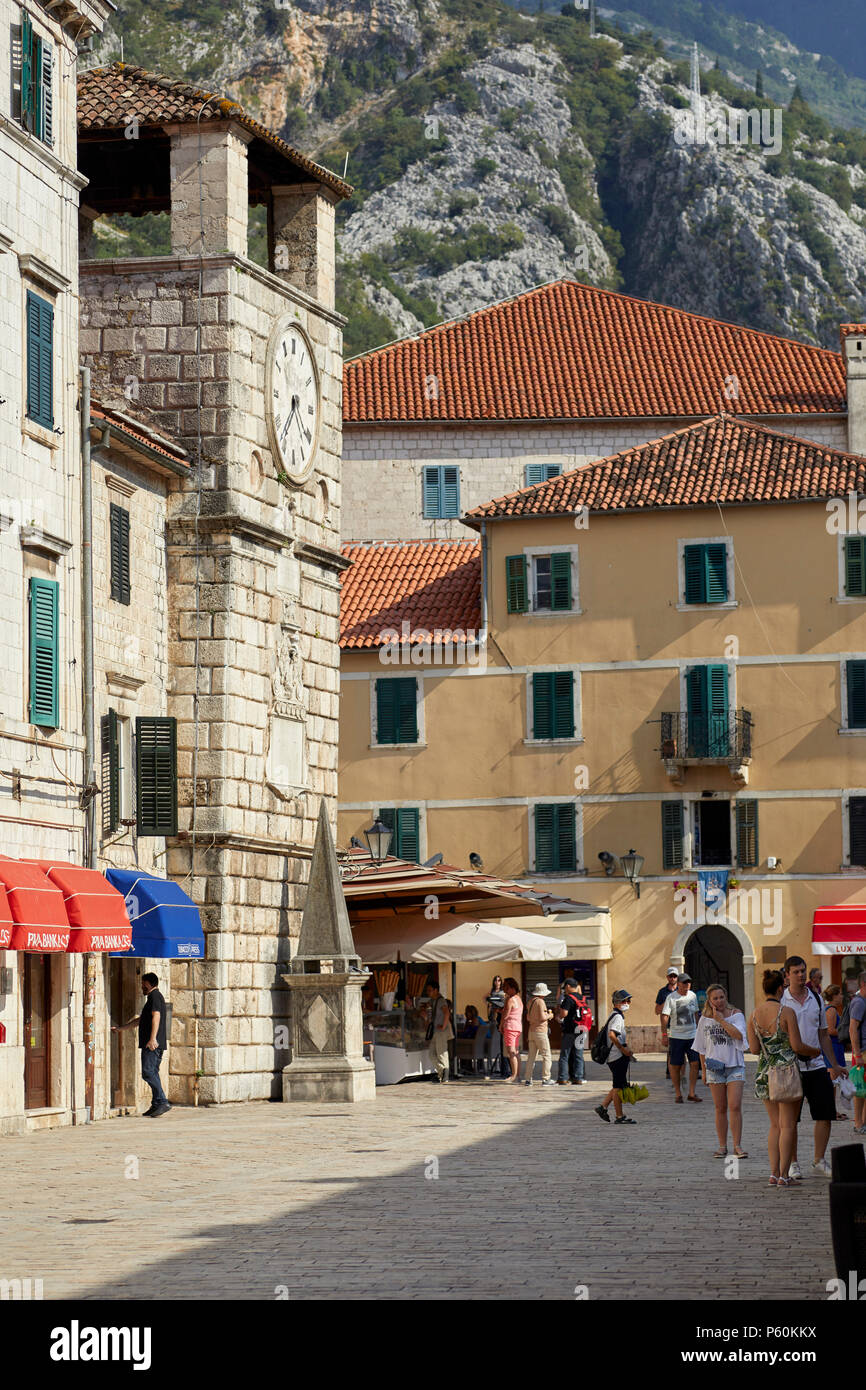Kotor Old town Montenegro Stock Photo