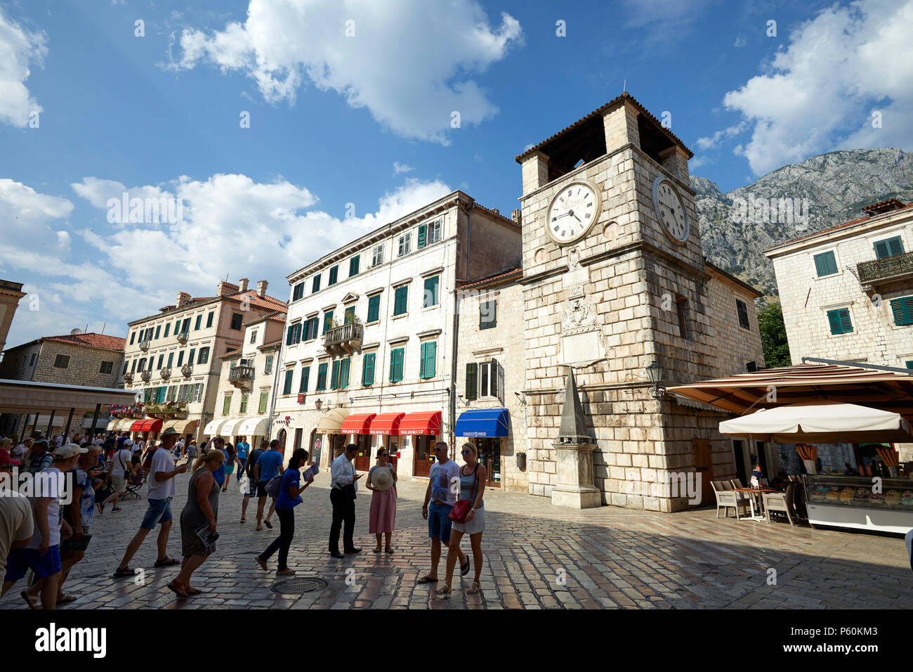 Kotor Old town Montenegro Stock Photo