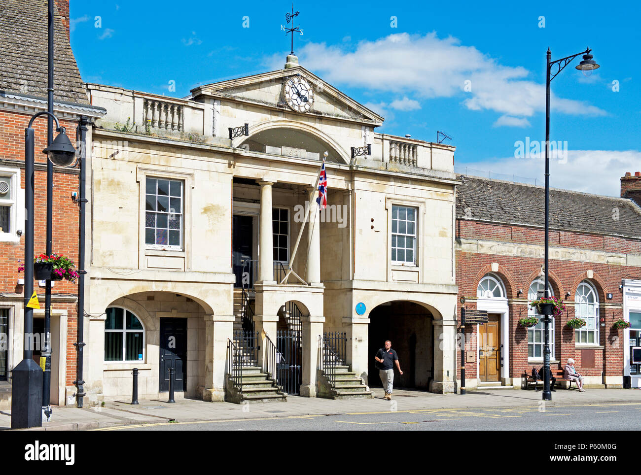 Town Hall, Bourne, Lincolnshire, England UK Stock Photo Alamy
