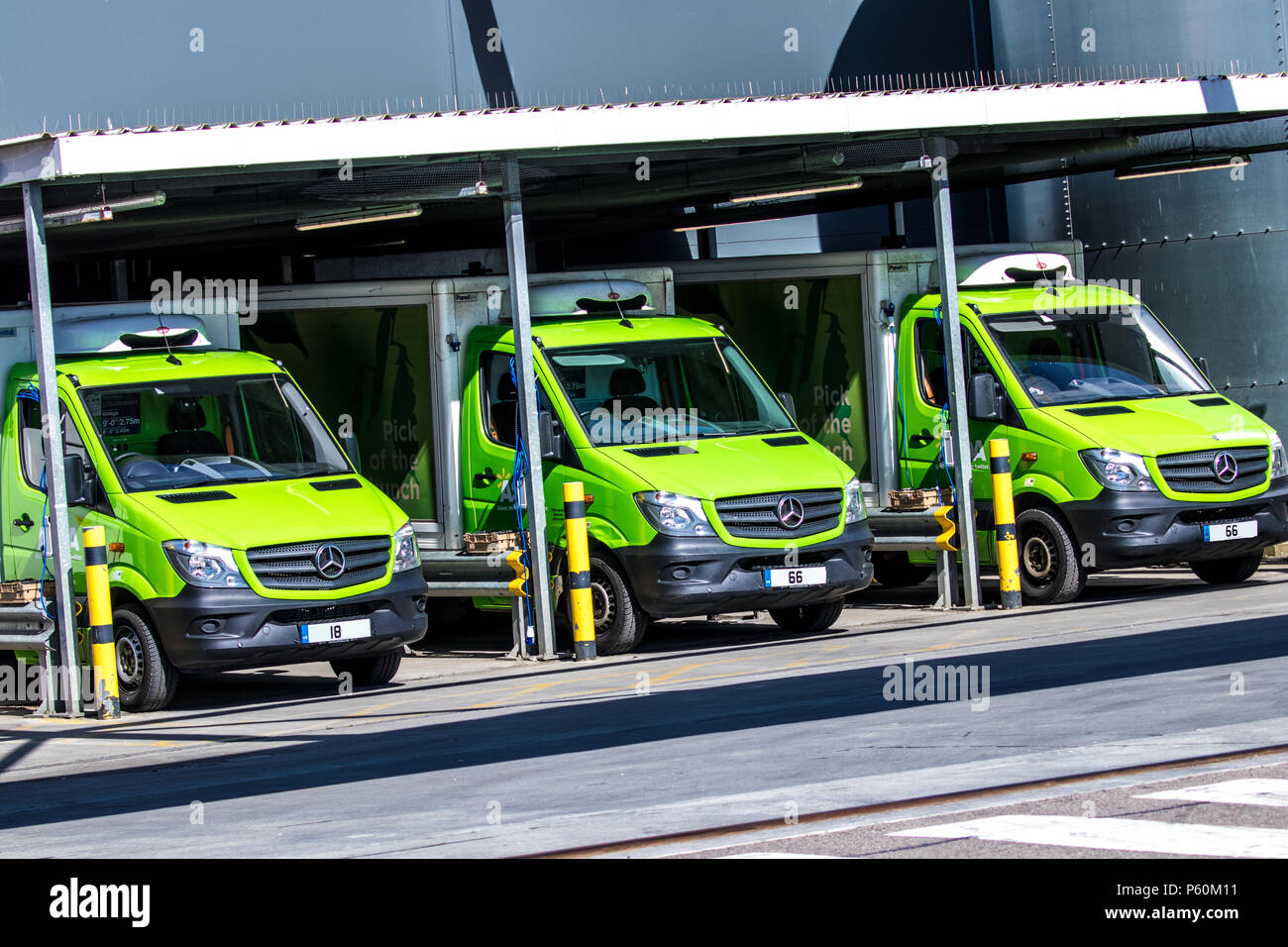 Asda delivery vehicles hi-res stock photography and images - Alamy