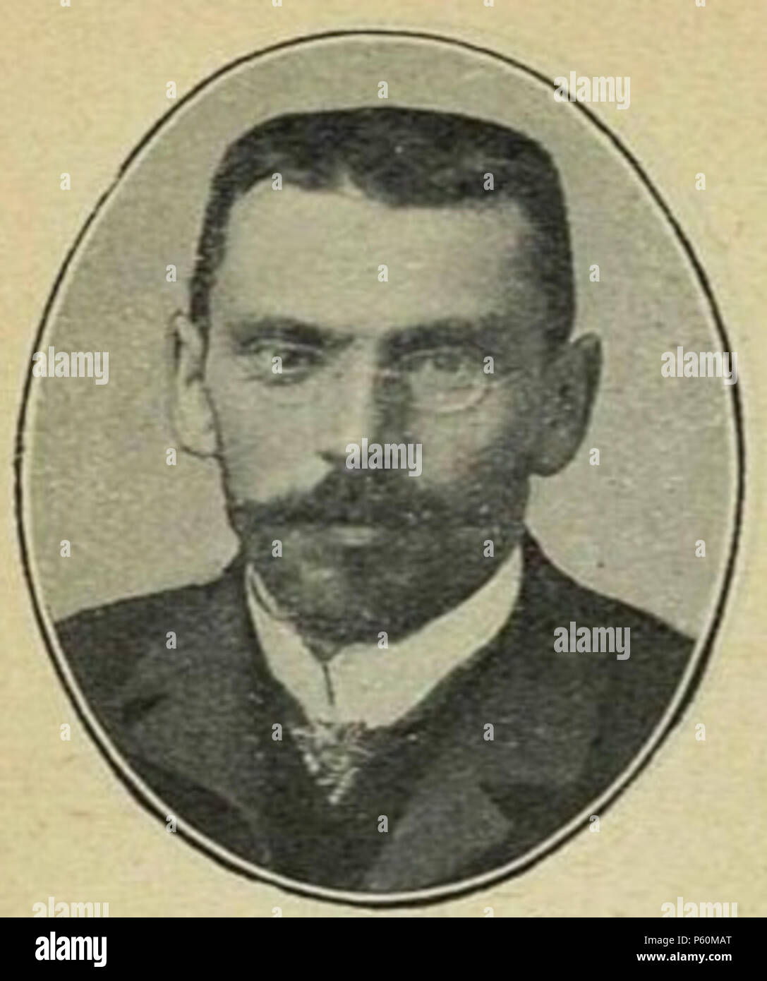 N/A. English: Vladimir Kapitonovich Fedorovski, a member of the first Russian State Duma . 1906. Unknown photographer 551 Fedorovski Vladimir Stock Photo