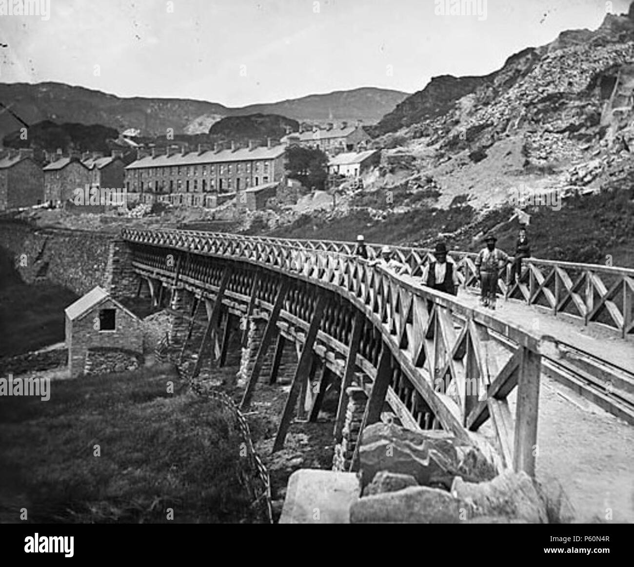 N/A. Viaduct on the Festiniog and Blaenau Railway, Blaenau Ffestiniog