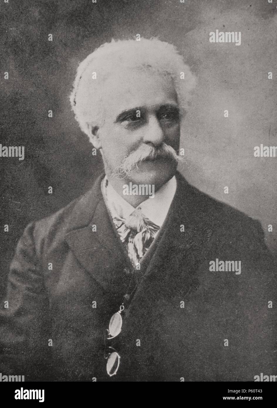 PAUL LAFARGUE (1842-1911) POLITICO Y ESCRITOR FRANCES. Stock Photo