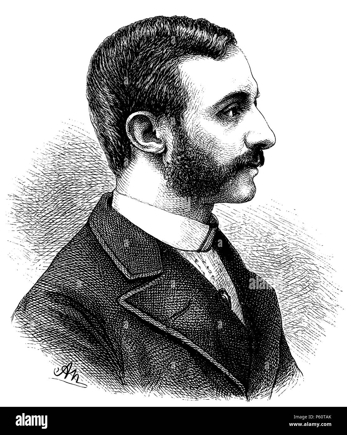 Alfonso XII. (born November 28, 1857), Stock Photo