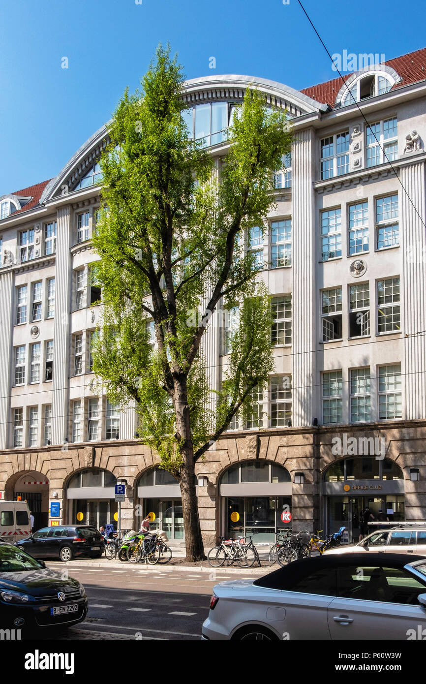 Berlin,Prenzlauer Berg.The Office Club in elegant old building offers