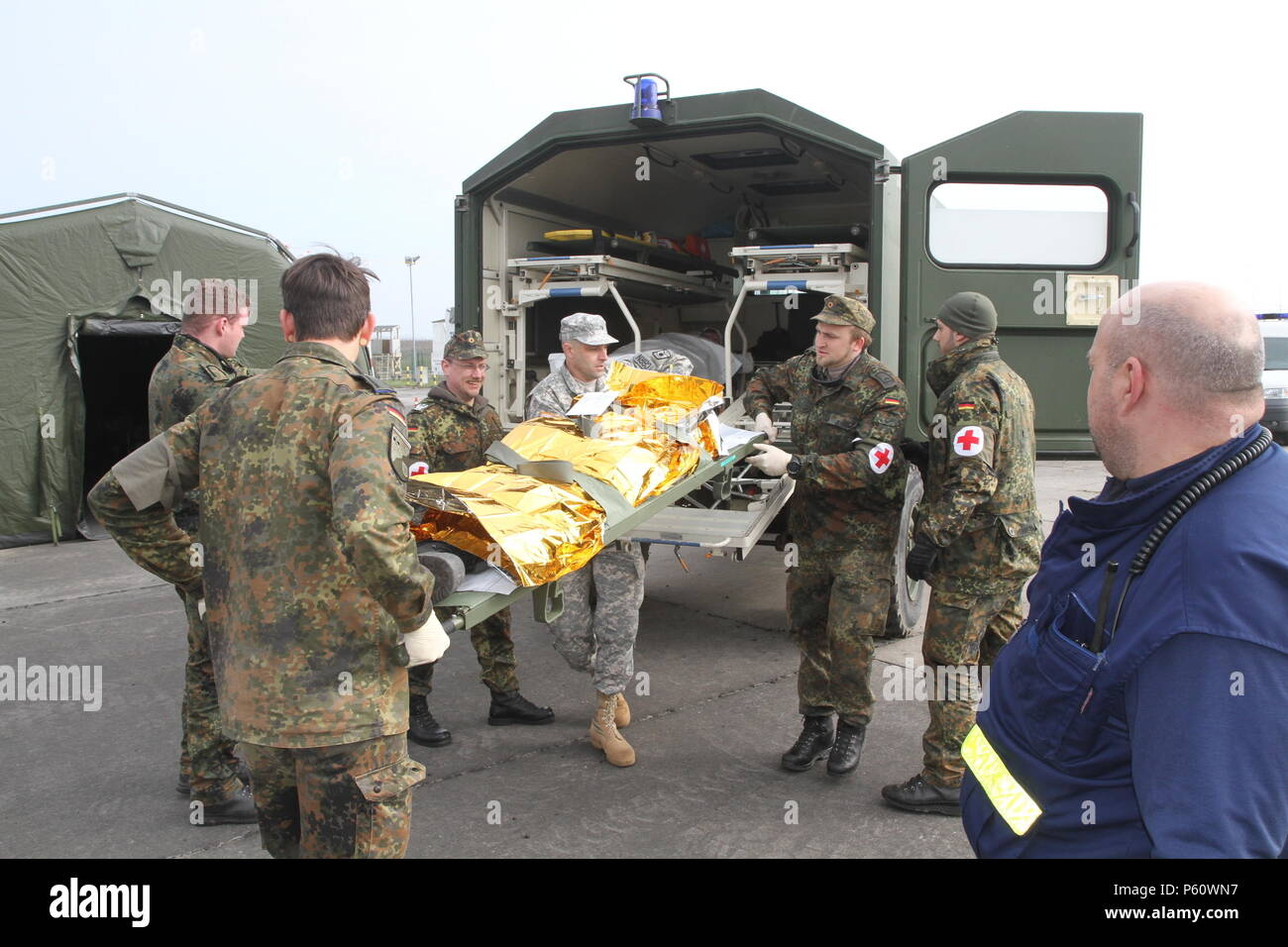 WACKERNHEIM, Germany Soldiers of C Co., 457th Civil Affairs Battalion