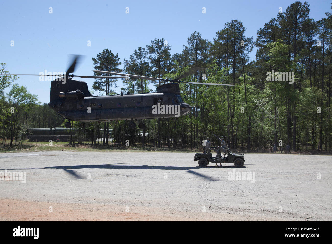 South Carolina Army National Guard Soldiers with Detachment 1, Company