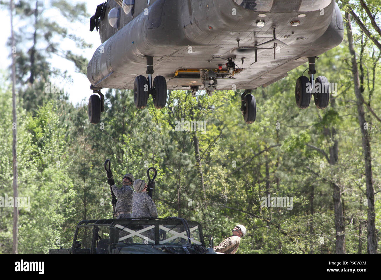 South Carolina Army National Guard Soldiers with Detachment 1, Company