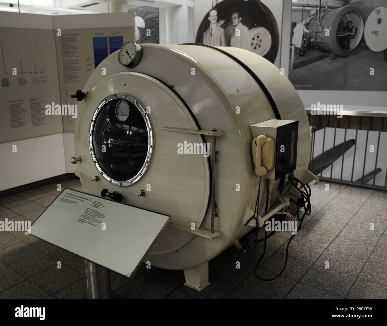 Low pressure chamber type Schroedter, 1960. Deutches Museum. Munich