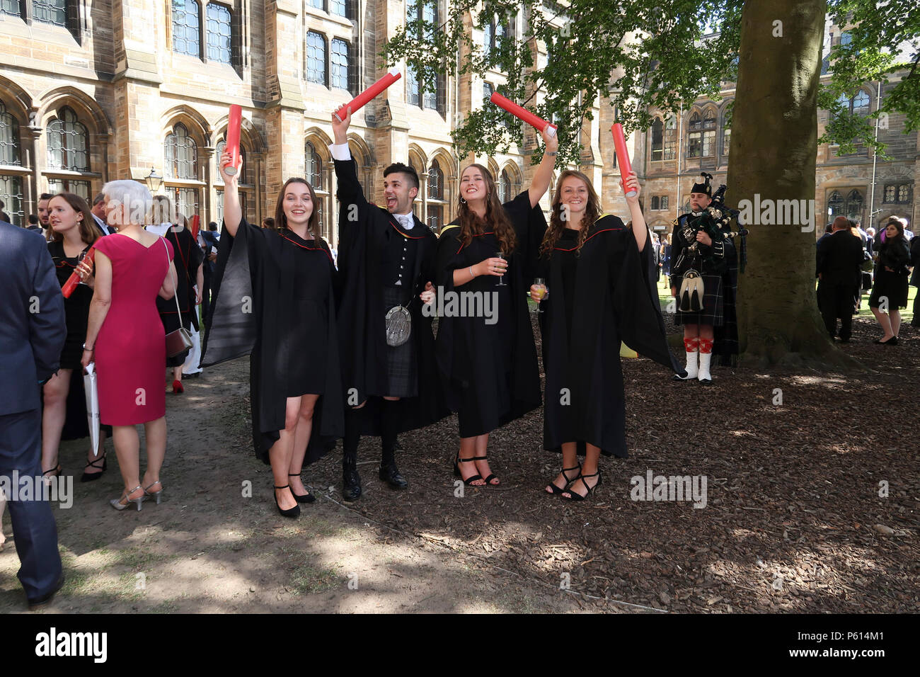 Glasgow university graduation hires stock photography and images Alamy