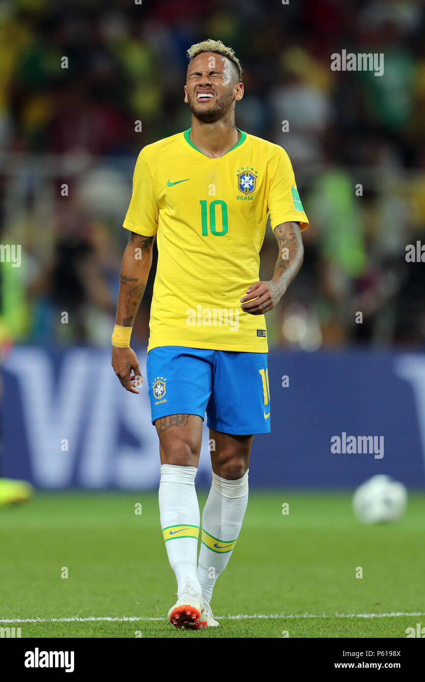 Neymar BRAZIL SERBIA V BRAZIL , 2018 FIFA WORLD CUP RUSSIA 27 June 2018 GBC8996 Serbia v Brazil 2018 FIFA World Cup Russia Spartak Stadium Moscow STRICTLY EDITORIAL USE ONLY