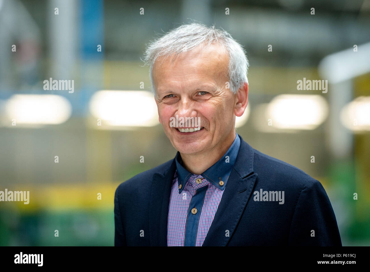 Cerveny Kostelec, Czech Republic. 28th June, 2018. Jan Tichy, CEO of the  Saar Gummi Czech rubber Factory, pose in Cerveny Kostelec, Czech Republic,  on June 28, 2018. Credit: David Tanecek/CTK Photo/Alamy Live