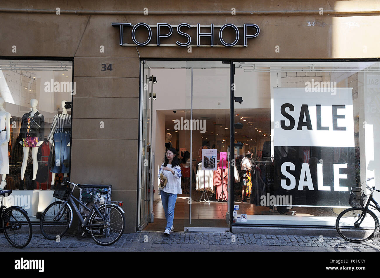 Copenhagen, Denmark. 28th Jun, 2018. Sale at topshop retail store in danish  capital. Credit: Francis Joseph Dean / Deanpictures/Alamy Live News Stock  Photo - Alamy