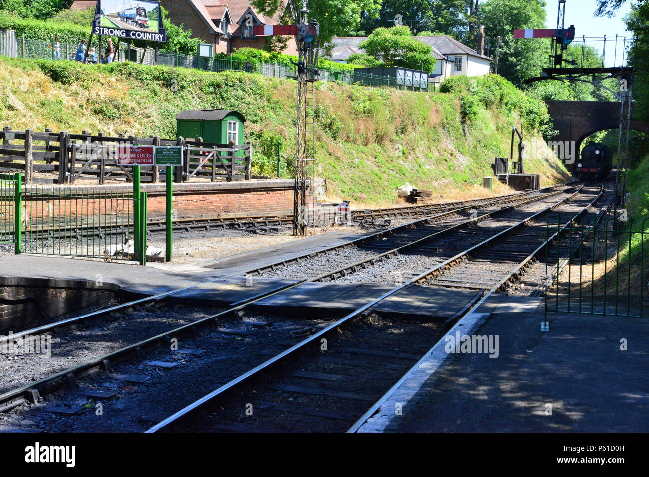 Alresford railway station Stock Photo - Alamy