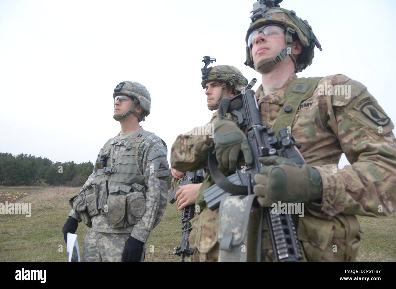 U.S. Soldiers of Alpha Company, 54th Brigade Engineer Battalion, 173rd ...