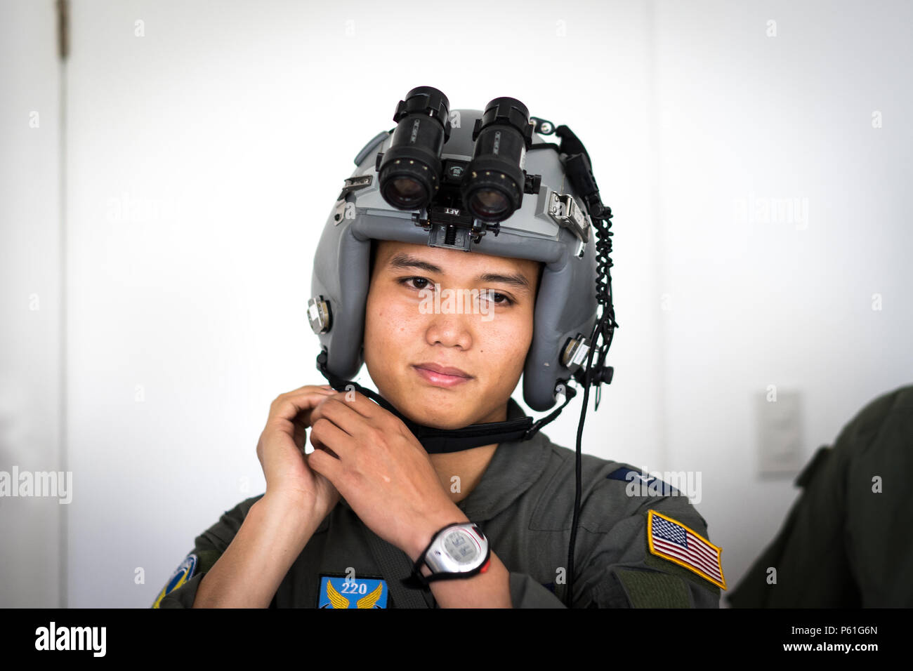 Philippine Air Force 2nd Lt. Rald Pinca, 220th Airlift Wing pilot