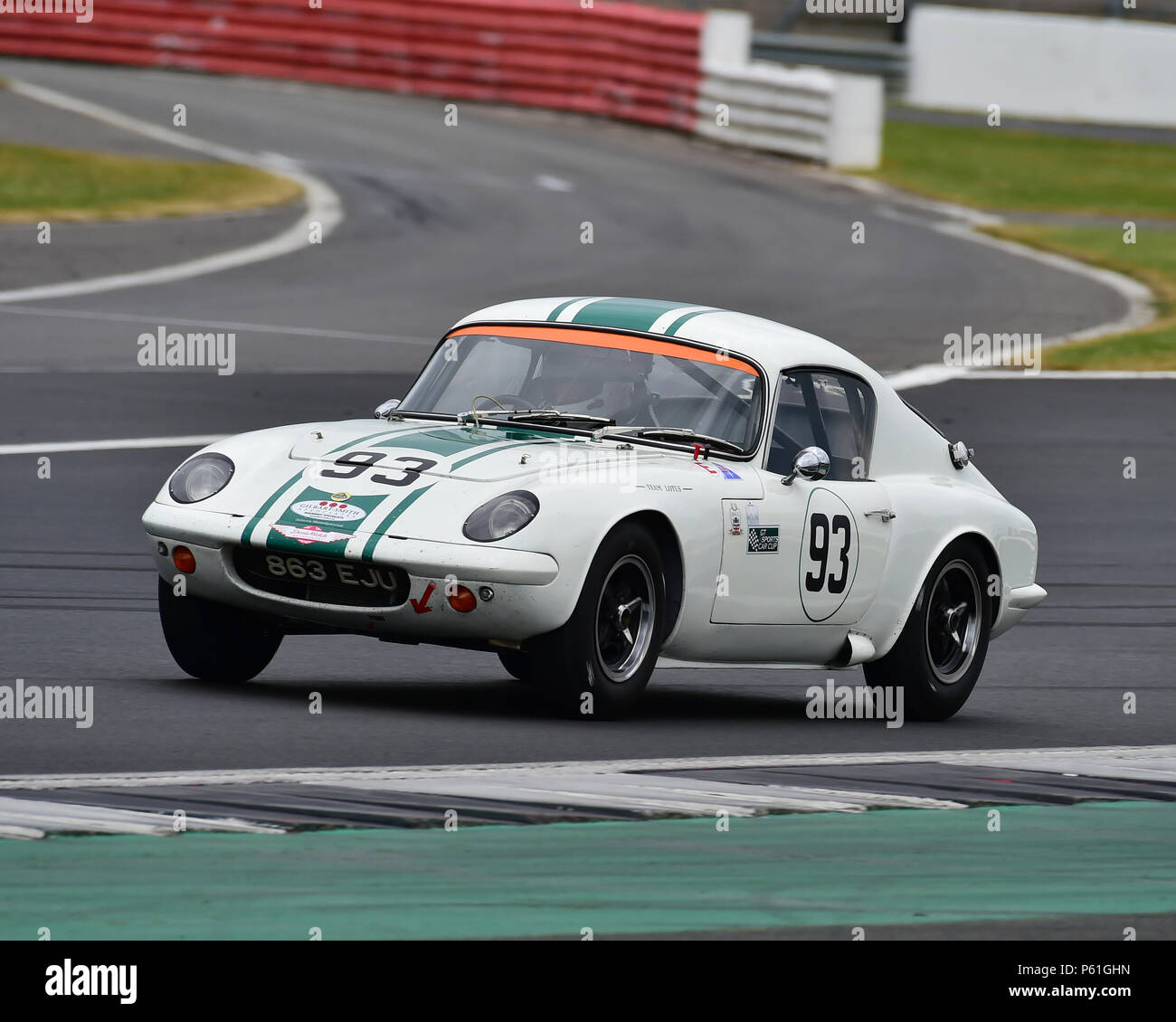 Andrew Garside, Andy Newall, Lotus Elan 26R, GT and Sports Car Cup, HSCC, Silverstone International Trophy Historic Race Meeting, June 2018, cars, Cla Stock Photo