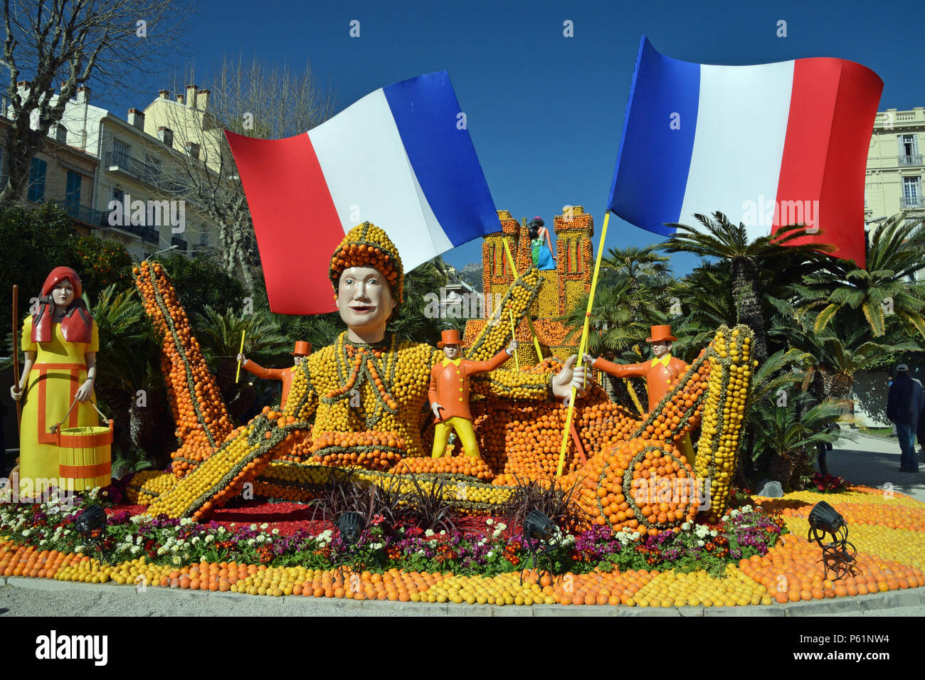 Citrus festival in Menton Stock Photo Alamy