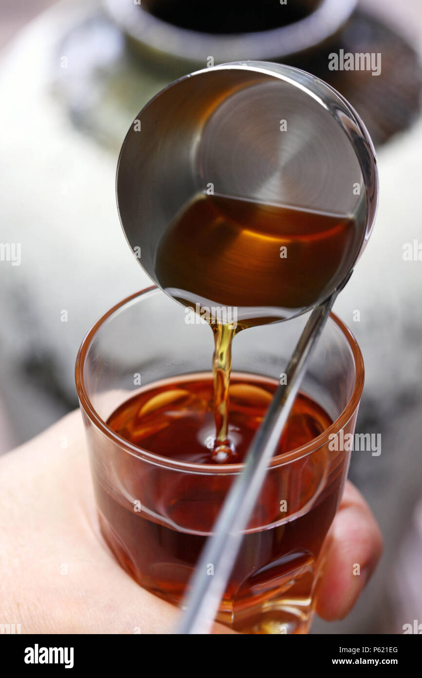 traditional chinese alcoholic beverage, shaoxing rice wine in classic