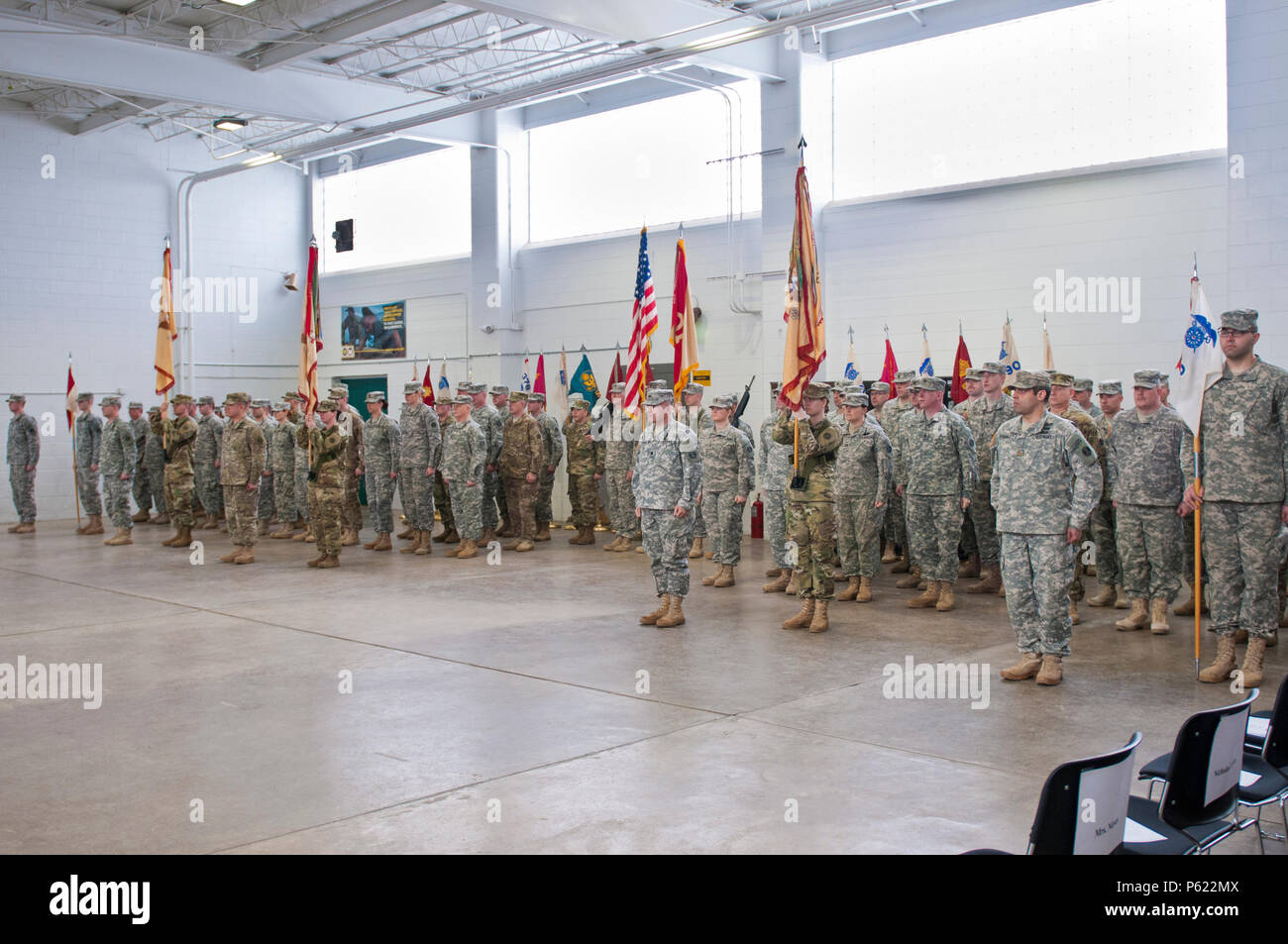 The 301st Regional Support Group’s Battalions and Detachments stand in ...