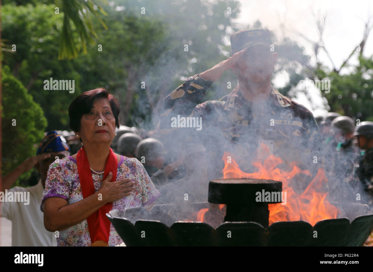 Honorable Ethel R. Jinon, (left), Mayor of Jamindan, Capiz, and Brig ...