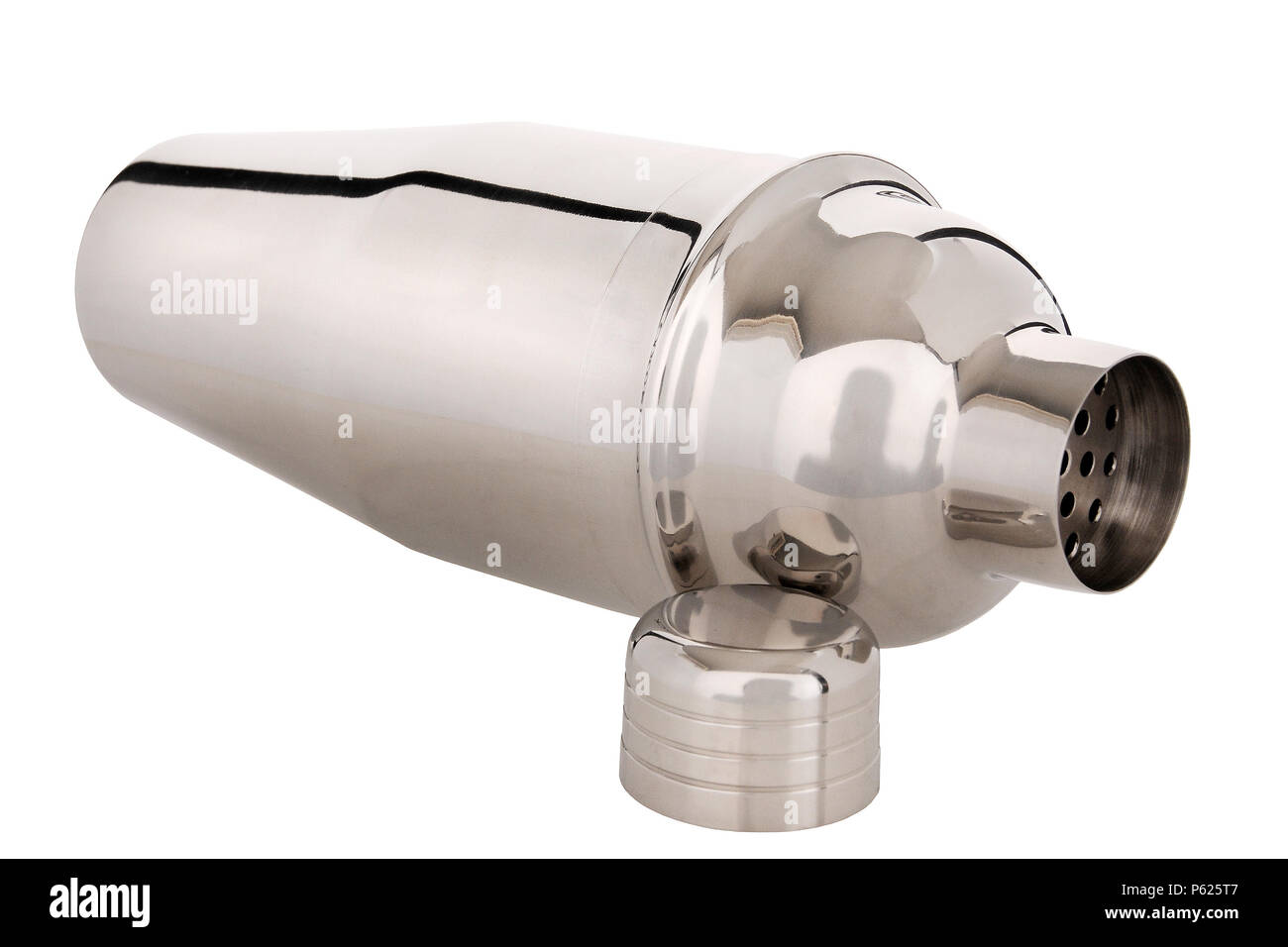 Cocktail shaker, isolated on white background Stock Photo - Alamy