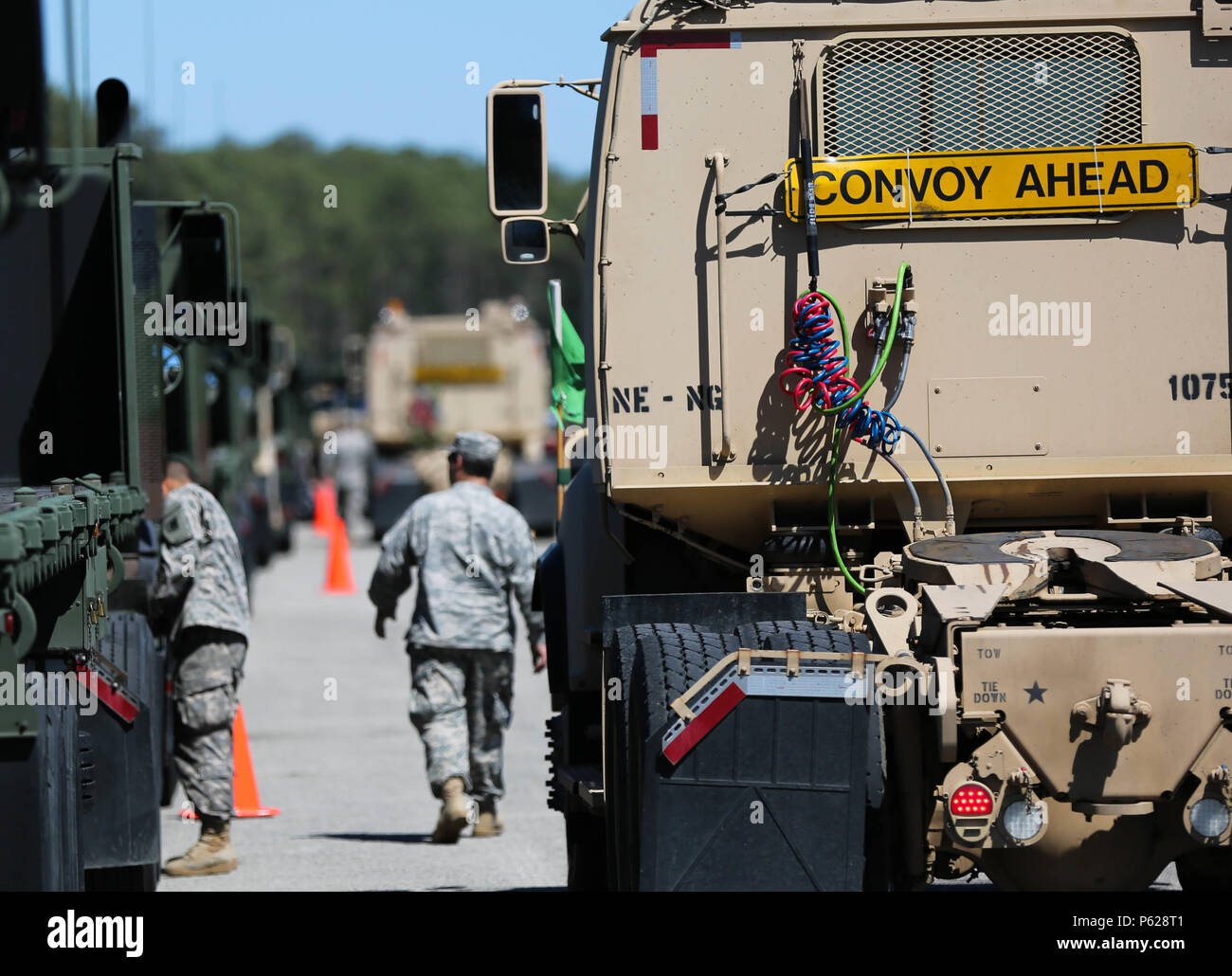 Nebraska Army National Guard Soldiers make final preparations at