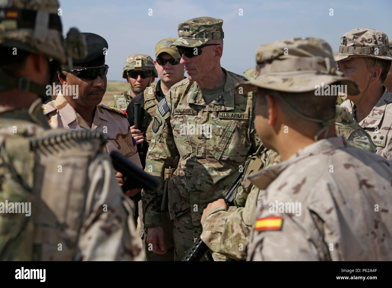 U.S. Army Maj. Gen. Gary J. Volesky, commander of the Combined Joint