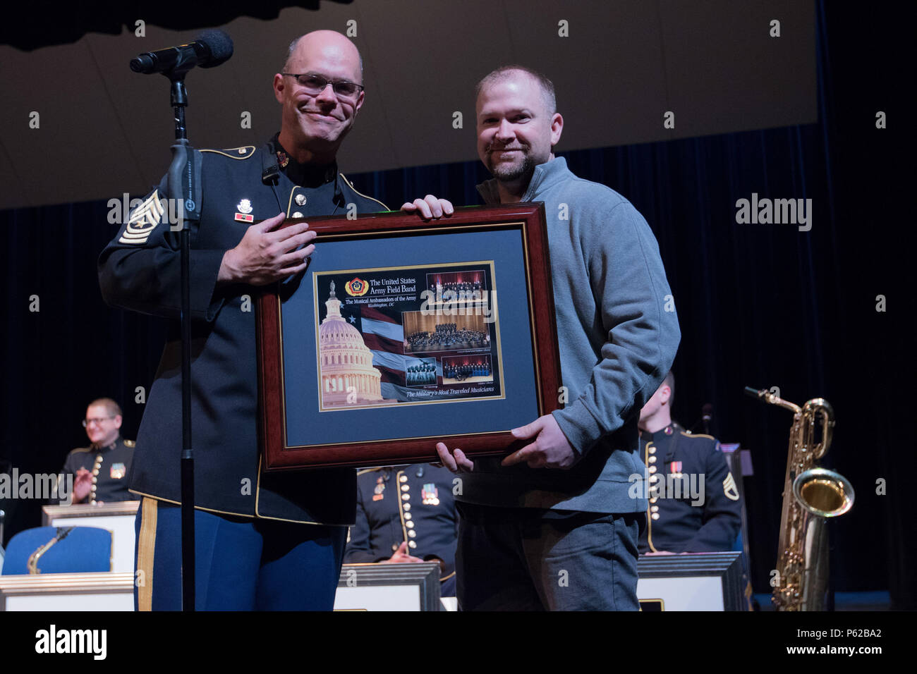 During The Jazz Ambassadors concert at Eastern Oregon University in La ...
