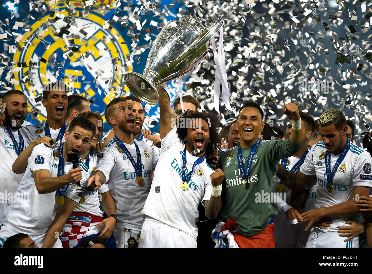 UEFA Champions League Final between Real Madrid and Liverpool, at the ...