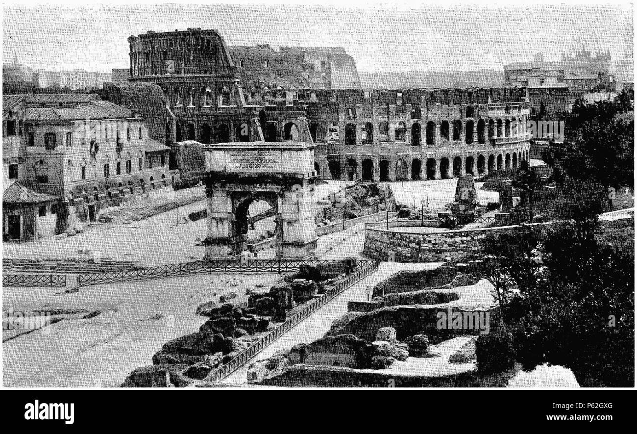 Historic rome architecture Black and White Stock Photos & Images - Alamy