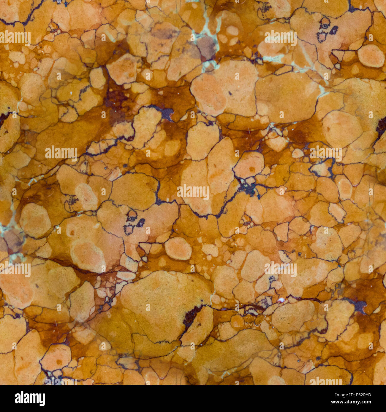 seamless orange marble granite background. texture. Stock Photo