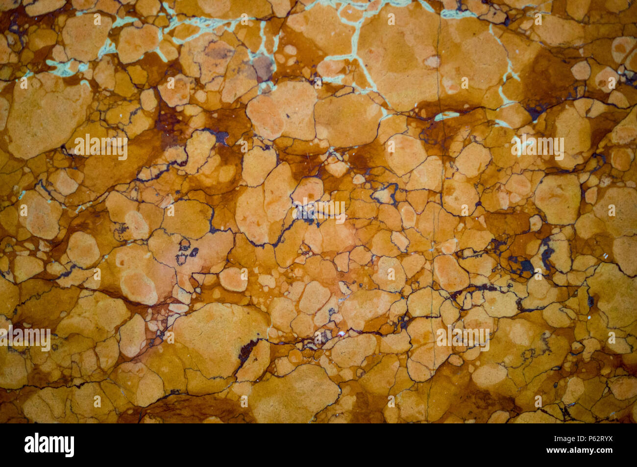 orange marble granite background, texture. Stock Photo