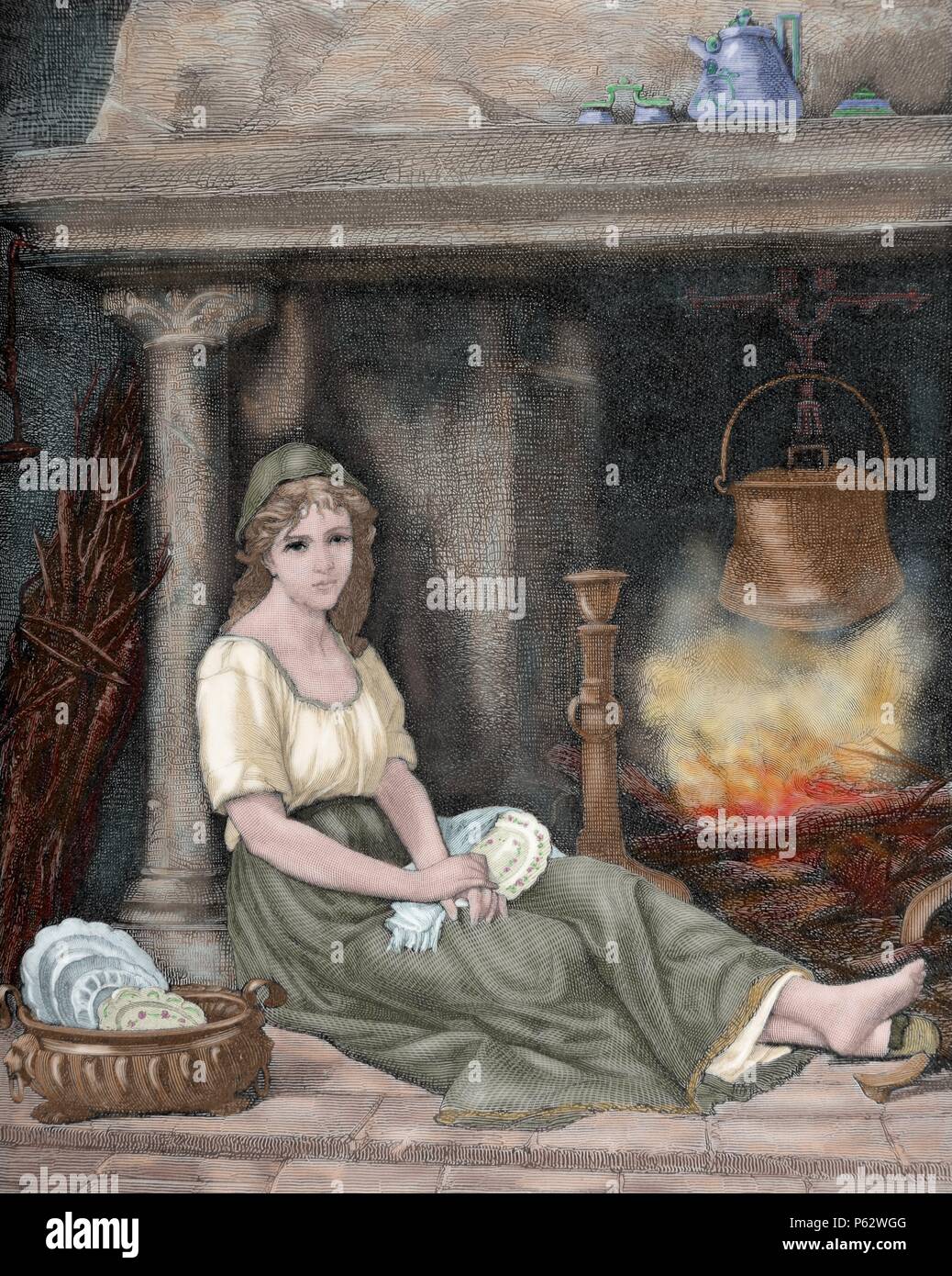 Cinderella. Character in the tale written by Charles Perrault ...