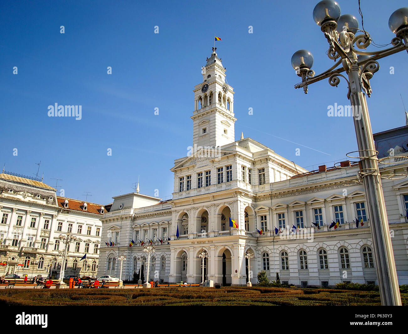 City Hall of Arad, Romania Stock Photo