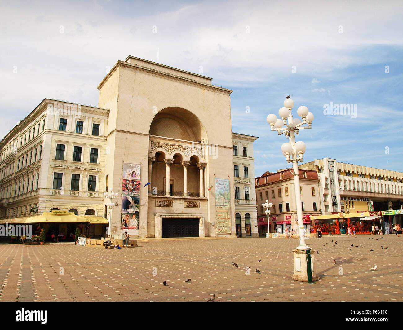 Timisoara, Romania - The Opera House and National Theatre Stock Photo