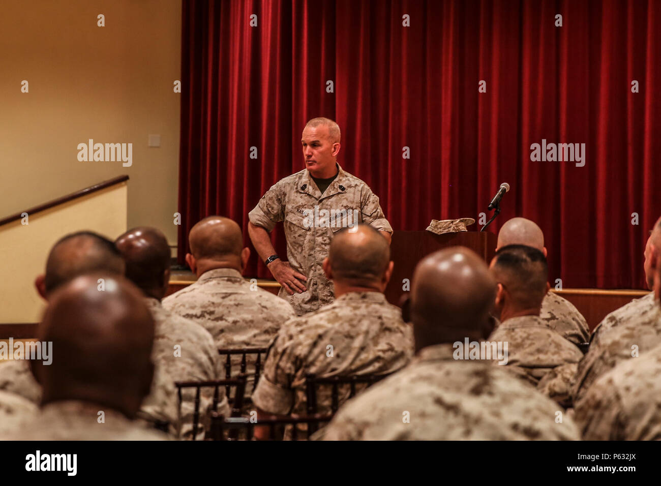 MARINE CORPS BASE CAMP PENDLETON, Calif. – Sgt. Maj. Bradley Kasal ...
