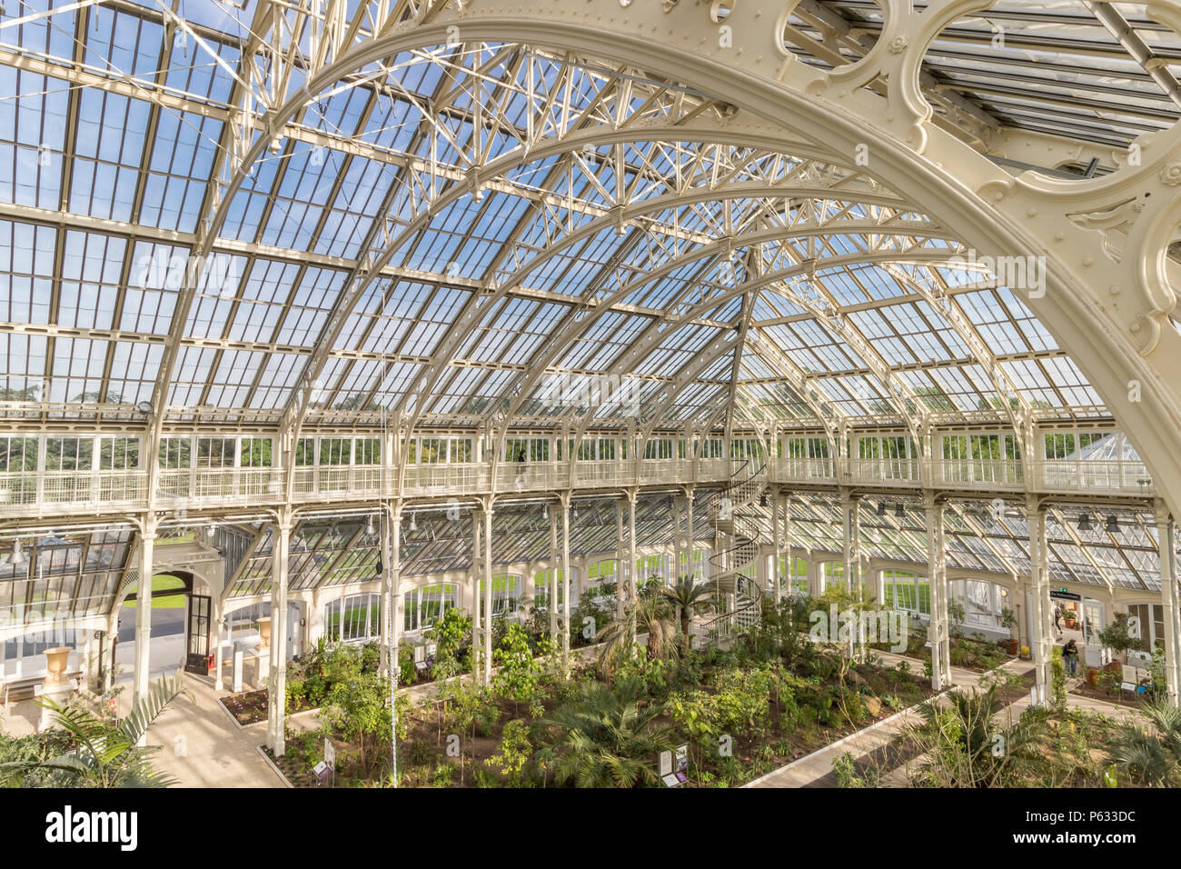 The recently restored Temperate House at The Royal Botanic Gardens, Kew , Kew Gardens, London, UK Stock Photo