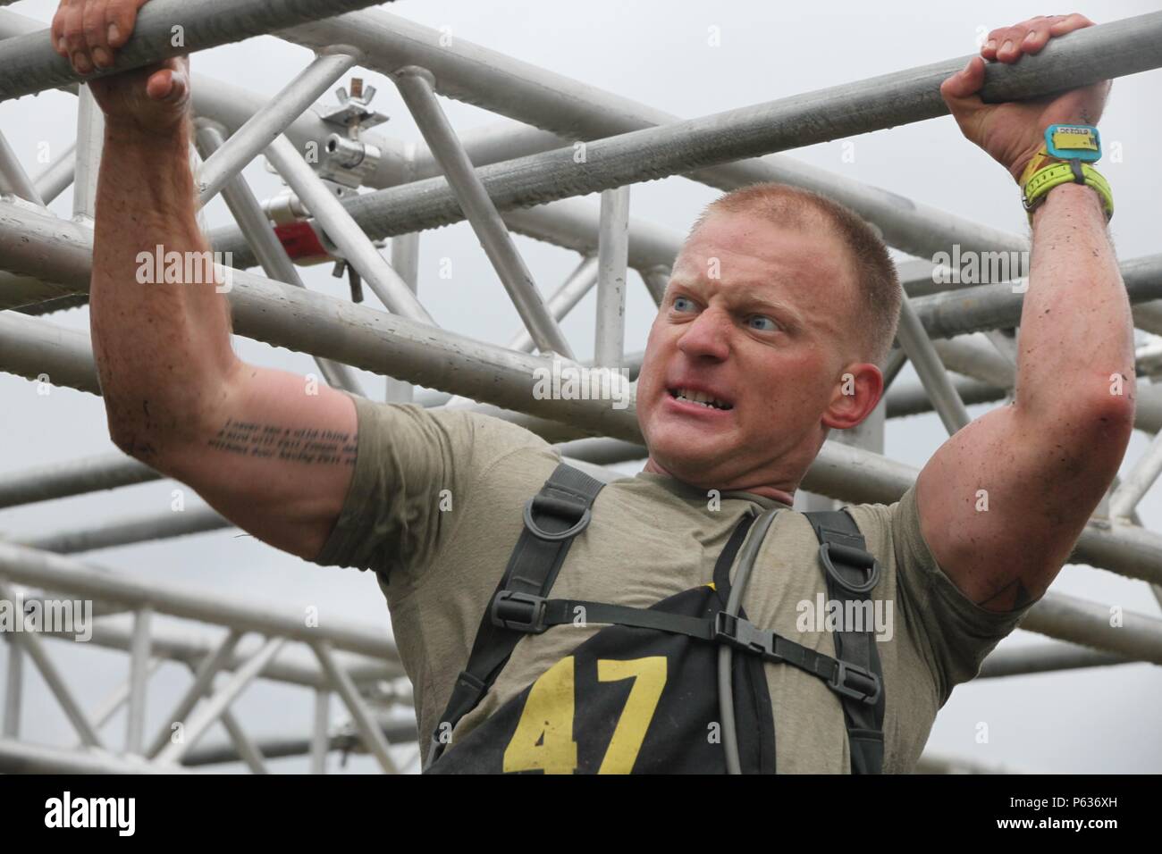U.S. Army Ranger Staff Sgt. Erich Friedlein, assigned to the National ...