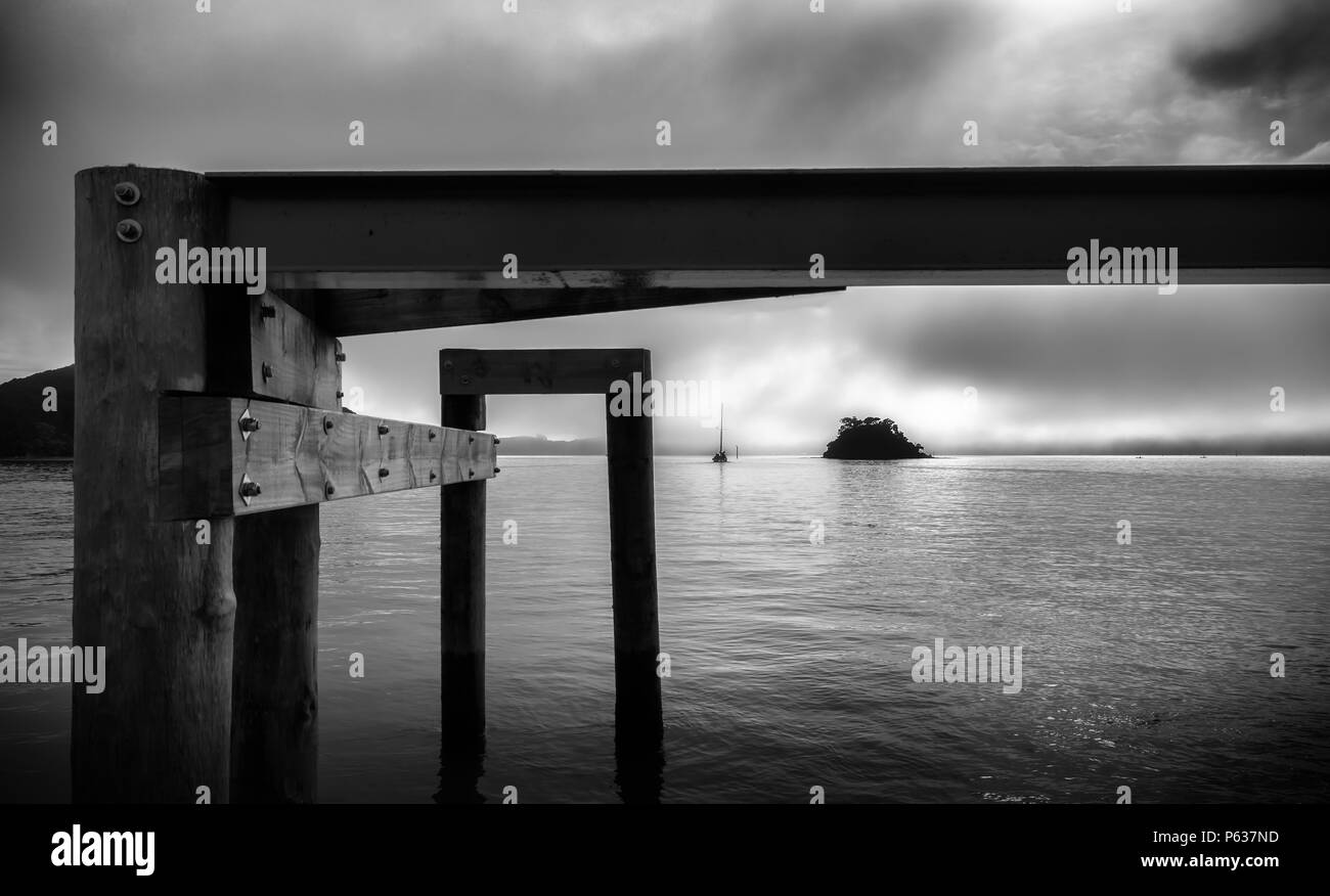 Paihia, northland Black & White Stock Photos