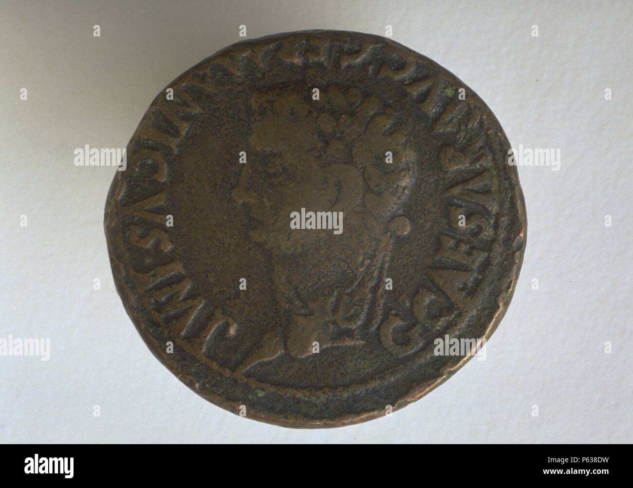 NUMISMATICA. MONEDA: AS DE CESARAUGUSTA. REVERSO. ROMANA. (DEPOSITO ...