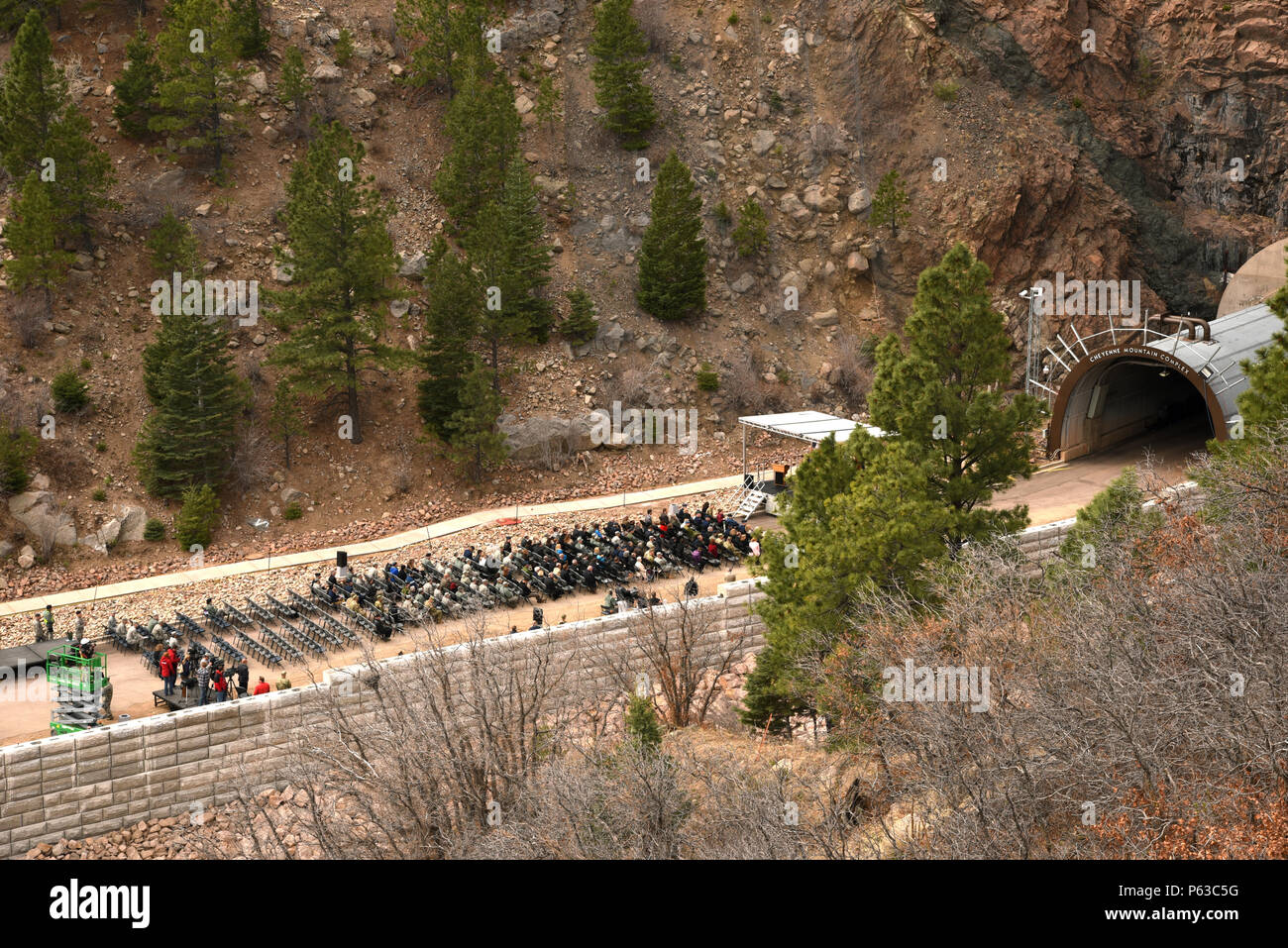 Cheyenne mountain air force station hi-res stock photography and images -  Alamy