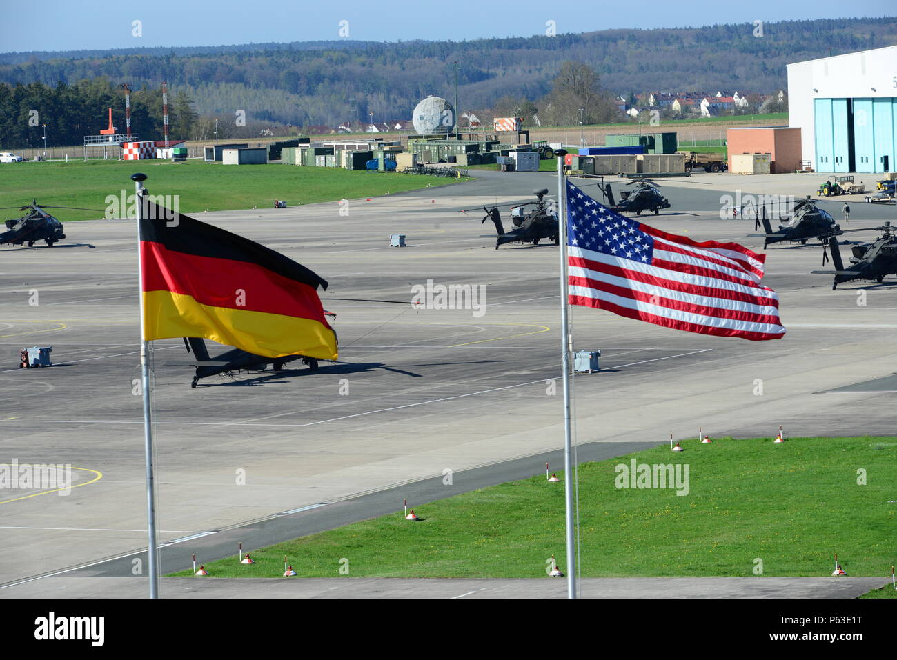 Usag germany flags hi-res stock photography and images - Alamy