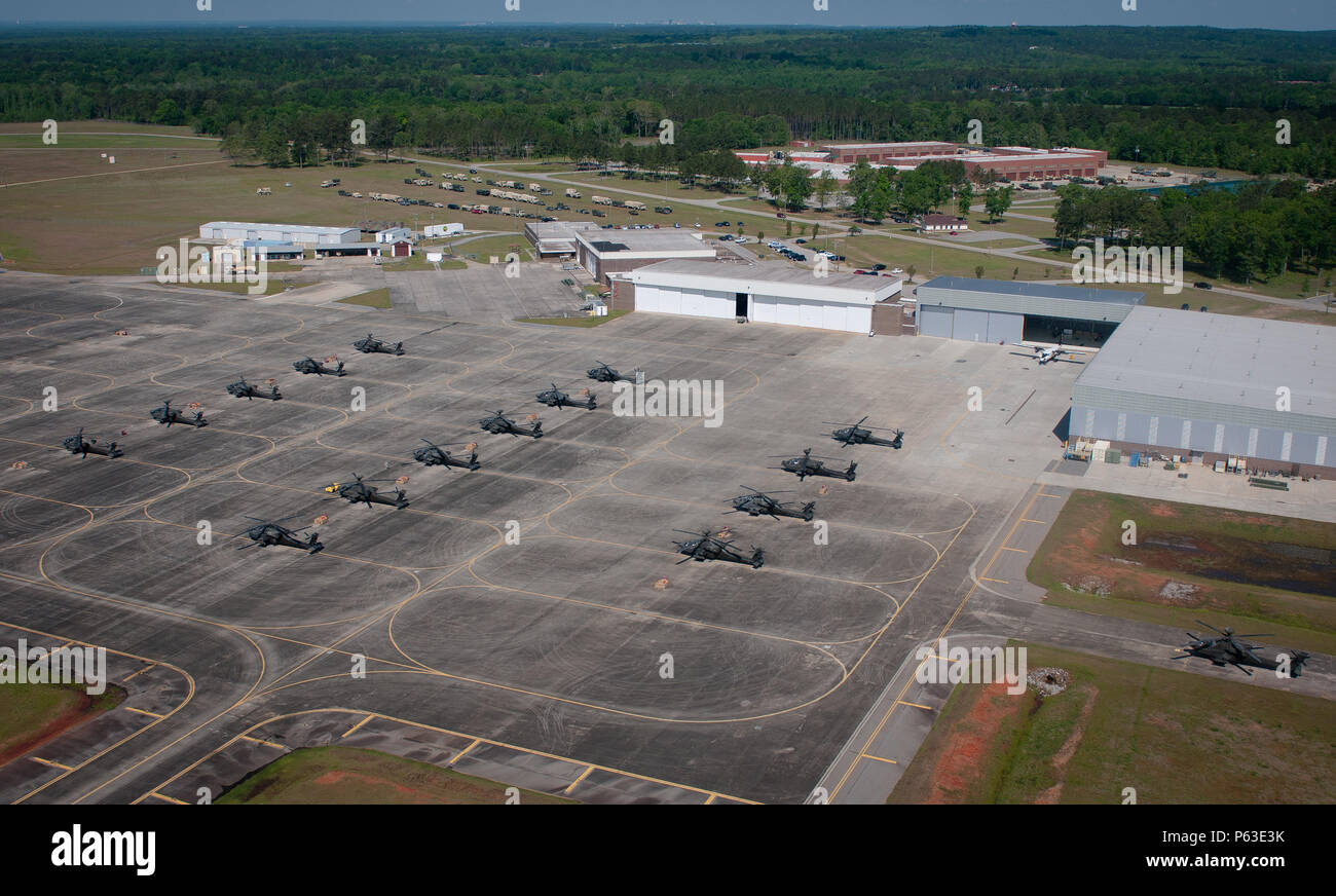 South Carolina Army National Guard AH64D Apache helicopters from the 1