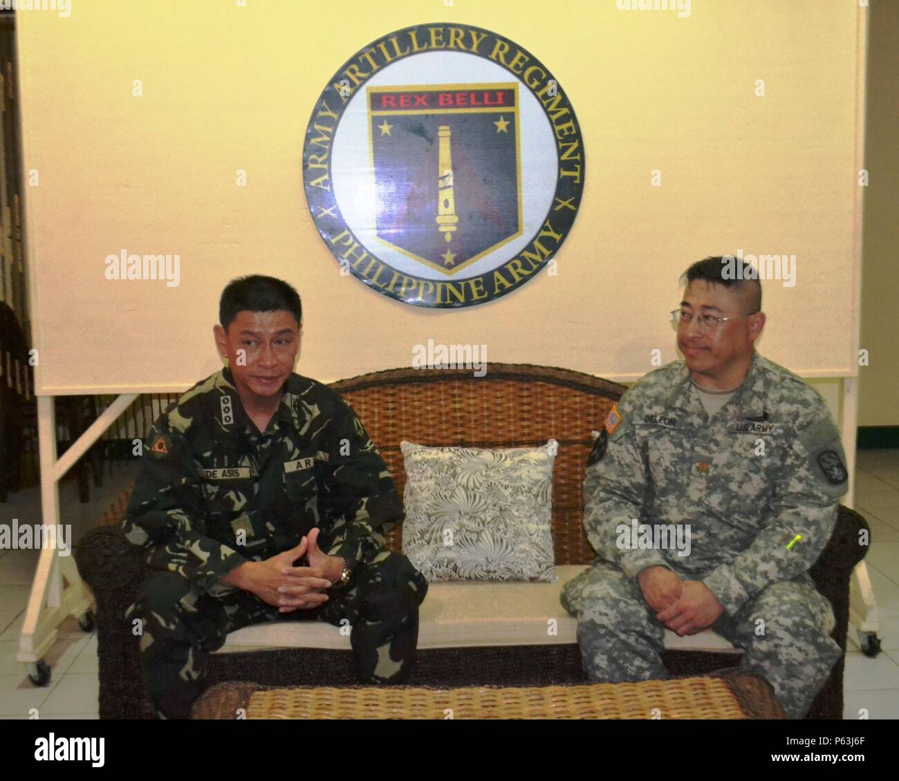 Maj. Robert Deleon, intelligence (G2) operations officer and Balikatan mobile training team