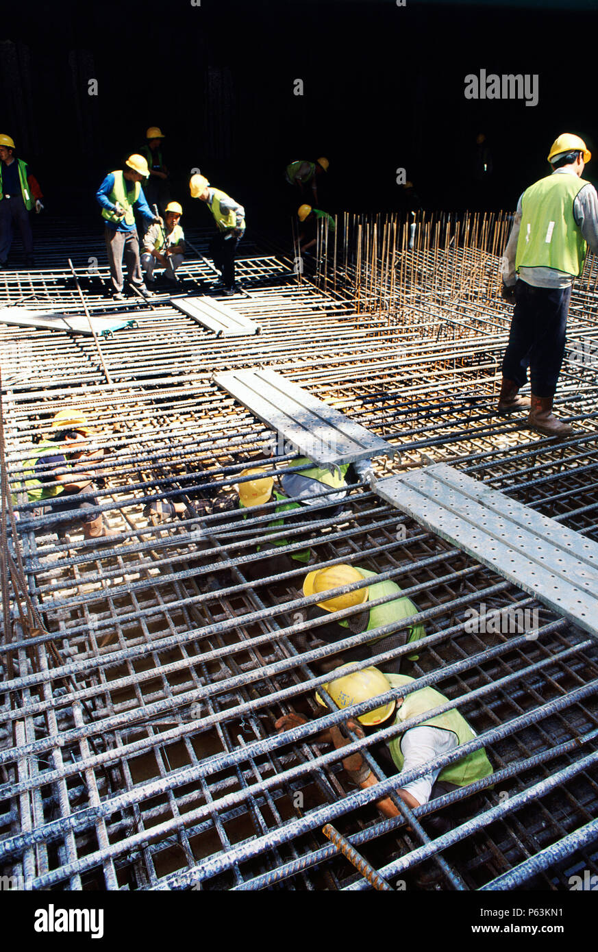 Tying rebar hires stock photography and images Alamy
