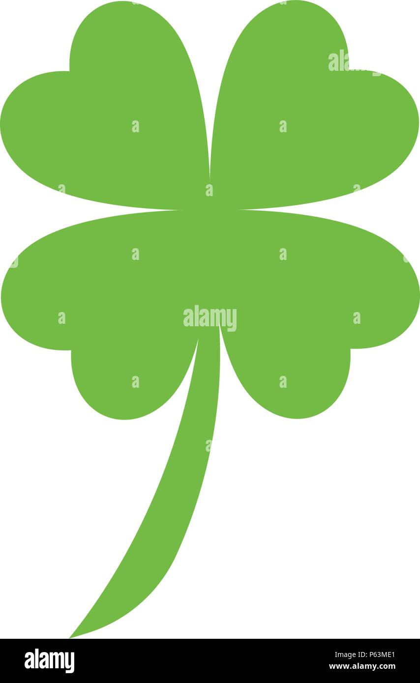 Green Clover Leaf Logo Template Design Vector Stock Vector Image & Art ...