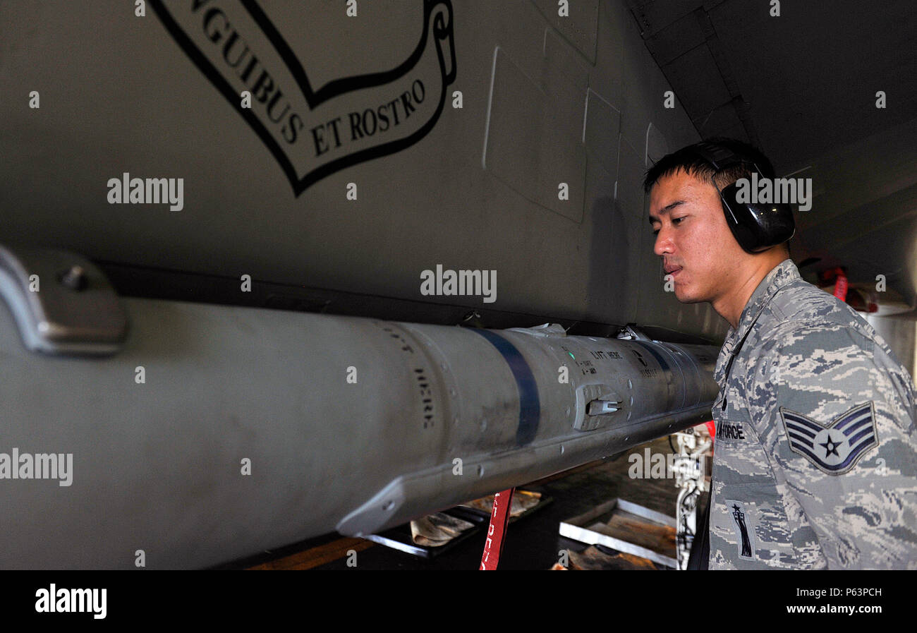 U.S. Air Force Staff Sgt. Paolo Santos, 18th Maintenance Group loading ...